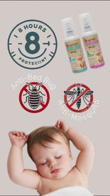 Baby Mosquito and Bed Bug Repellent Lotion - Brunoko & PSA Skin 2P