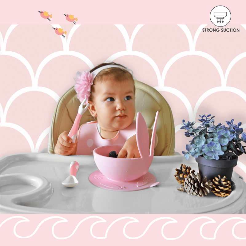 Baby Spoon And Fork, PP TPE Self Feeding Spoons For Above 4 Months