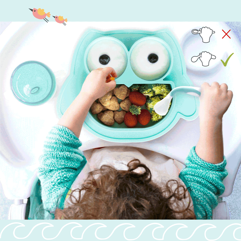 Assiette bébé avec ventouse multicolore :: Tupperware by Neeko